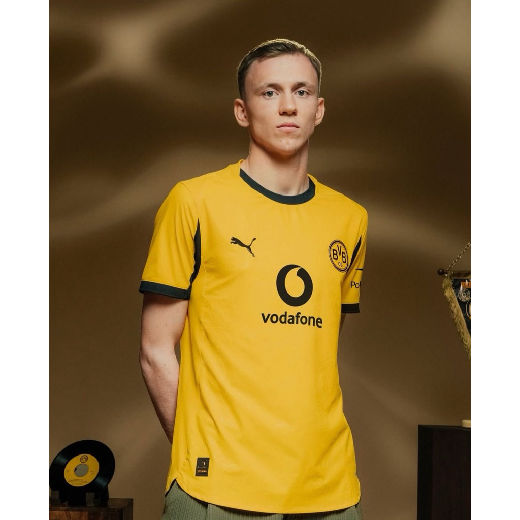 Borussia Dortmund Home 25/26 Jersey | Retro | Vintage Edition | Jersey Bola | Authentic Jersey | Bor