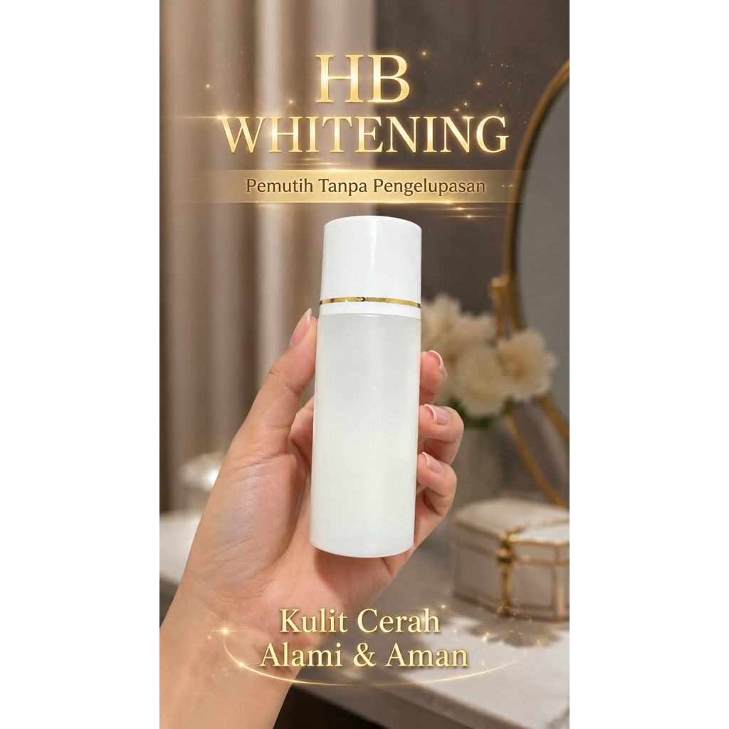 Lotion Pemutih HB  Whitening Tanpa pengelupasan