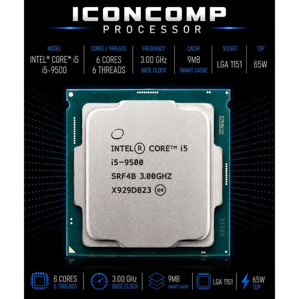 PROCESSOR INTEL CORE i5 9500 TRAY LGA 1151 GEN 9