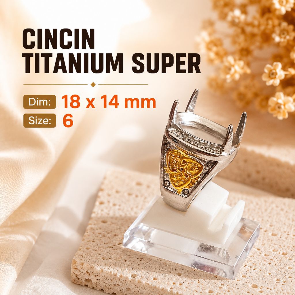 emban batu akik dan permata TITANIUM super  titanium.05