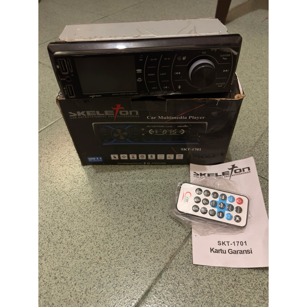 TAPE USB SKELETON SKT 1701 BLUETOOTH (BEKAS)