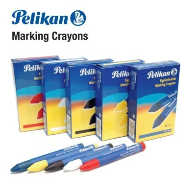 PELIKAN Marking Crayon Maker Warna Tahan Air WATERPROOF MULTICOLOR