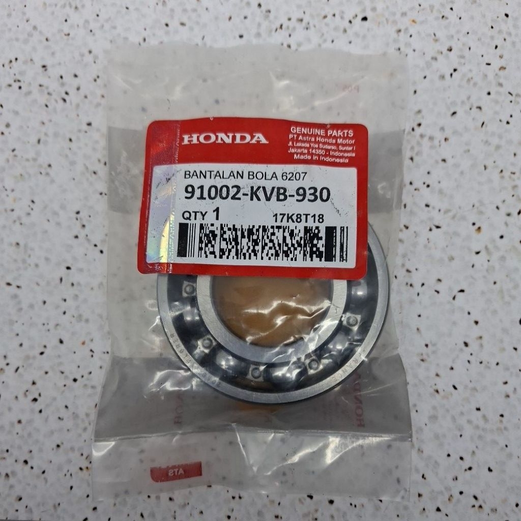 Bearing 6207 Lahar kruk as kiri vario 125 FI Vario 150 bering 6207