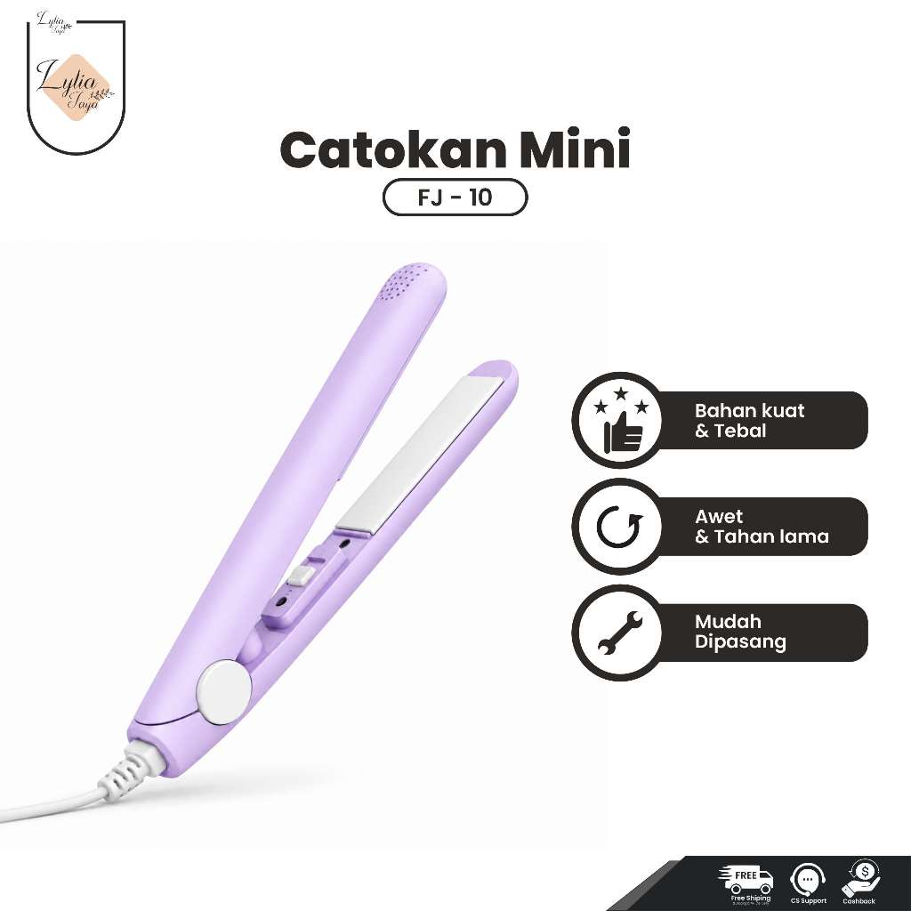 Catokan Mini Pelurus Rambut Mini FJ-10