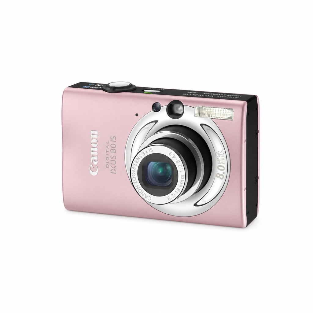 Canon IXUS 80 IS Pink / Baby Pink Digicam Kamera Digital Pocket Second
