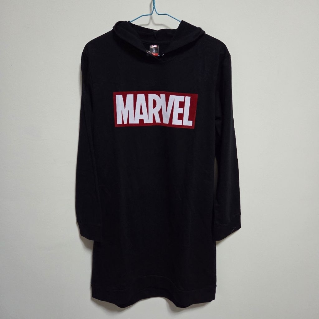 Nevada x Marvel Black Hoodie Dress (Preloved)