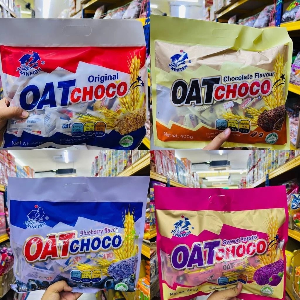Oat Choco twinfish 400g / choco oat malaysia
