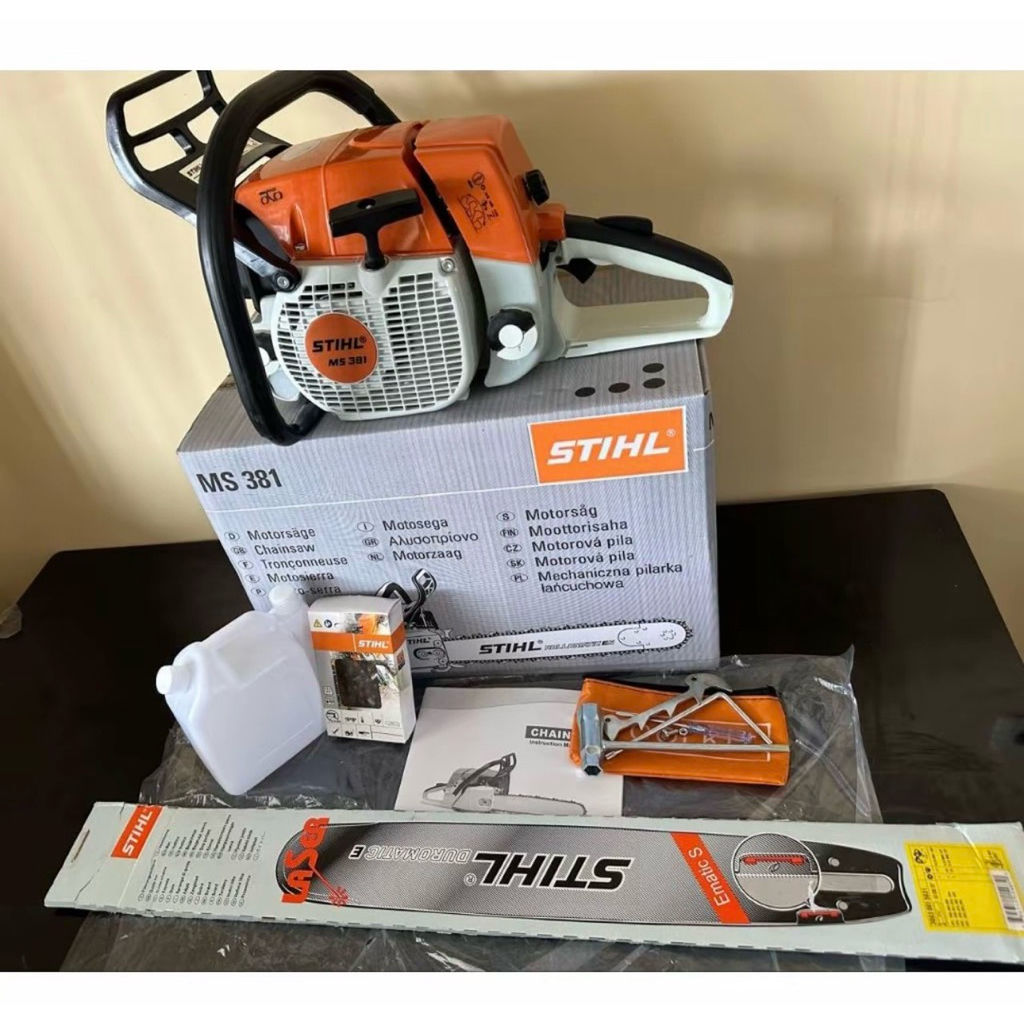 100% ORIGINAL RESMI STIHL MESIN CHAINSAW MS381/MS-381 STIHL BAR 25 ASLI