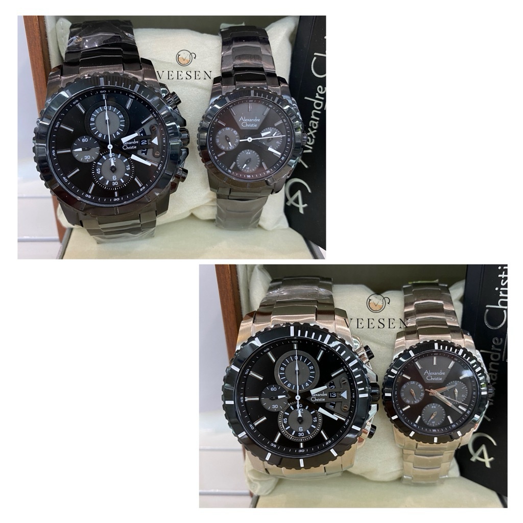 Jam Tangan Alexandre Christie Ac 6455 Original Couple
