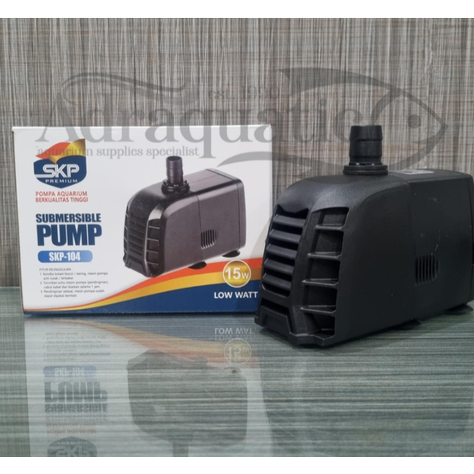 SKP-104 SUBMERSIBLE PUMP POMPA AIR CELUP FILTER AQUARIUM KOLAM AERASI