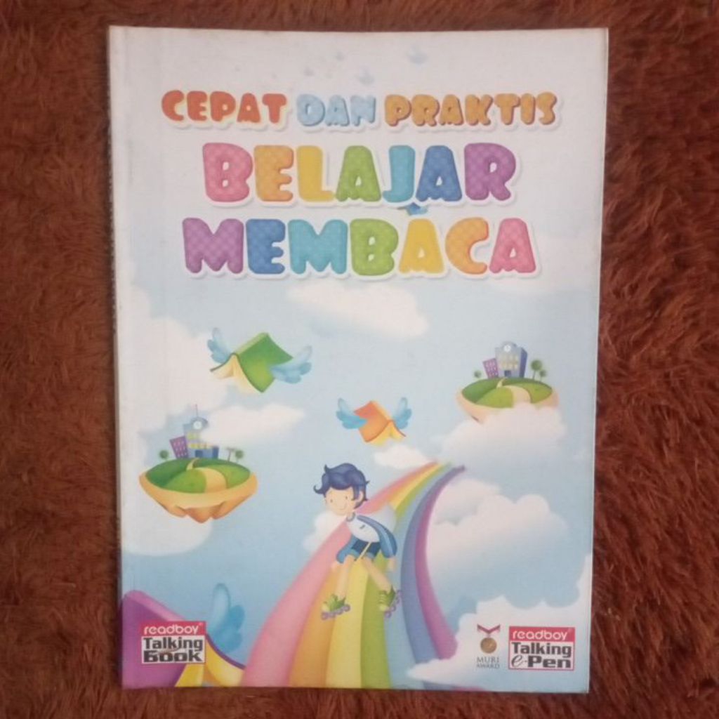 Buku Cepat dan Praktis BELAJAR MEMBACA | MURI AWARD | readboy talking e-pen