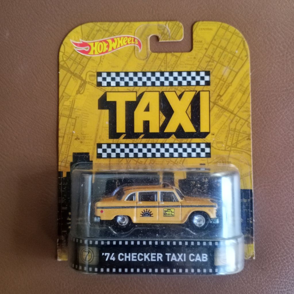 Hot Wheels Retro Entertainment '74 Checker Taxi Cab