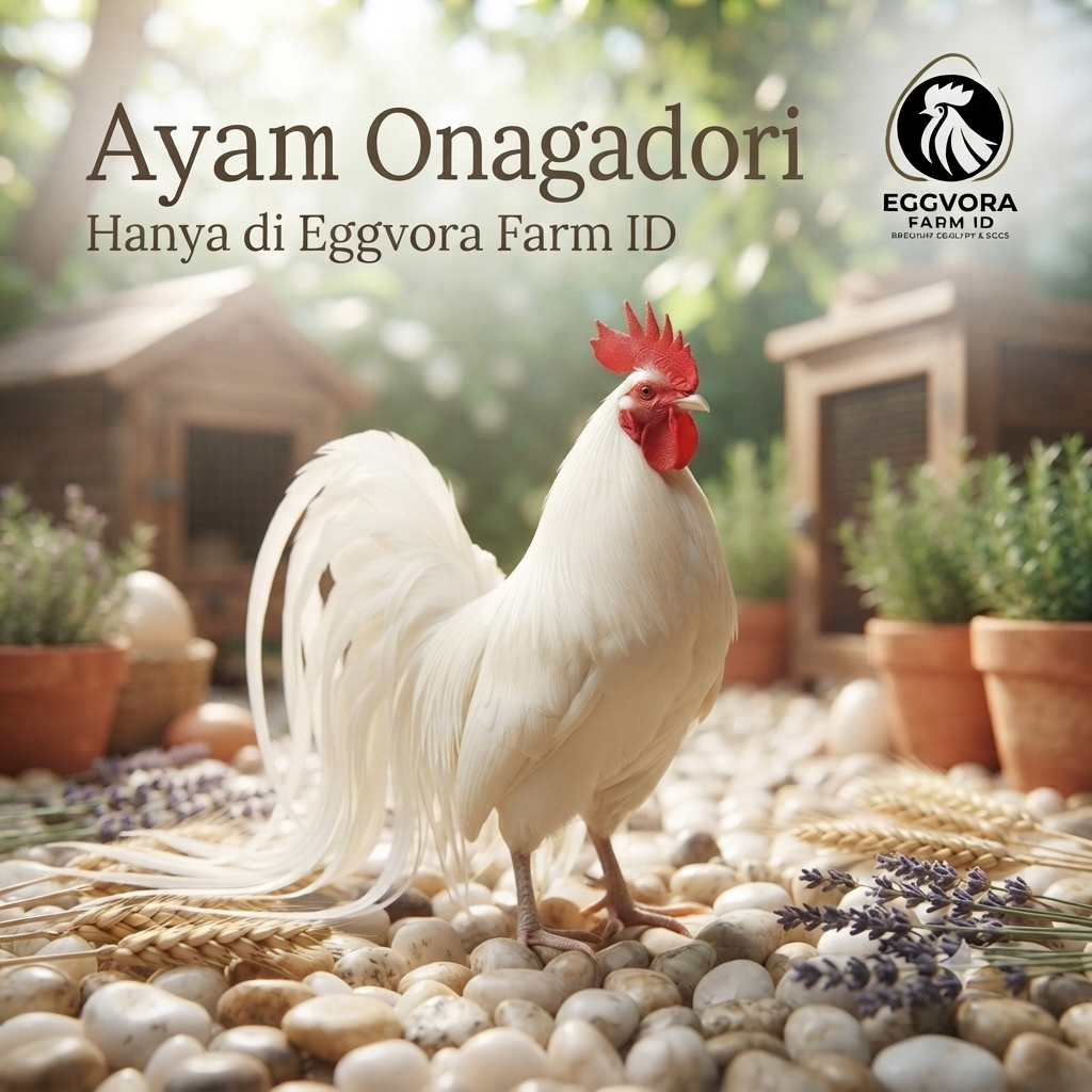 Telur ayam hias onagadori ekor panjang fertil siap ditetaskan - ayam onagadori UD KURNIA PRATAMA