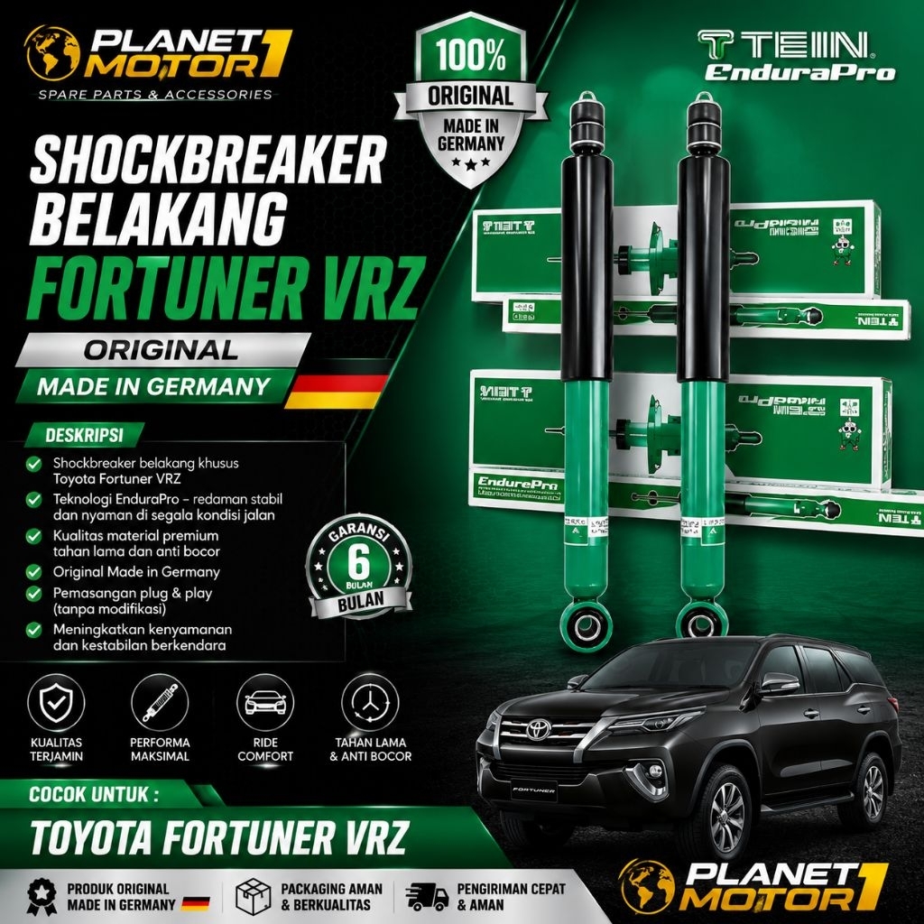 shock breaker belakang toyota fortuner vrz merk tein