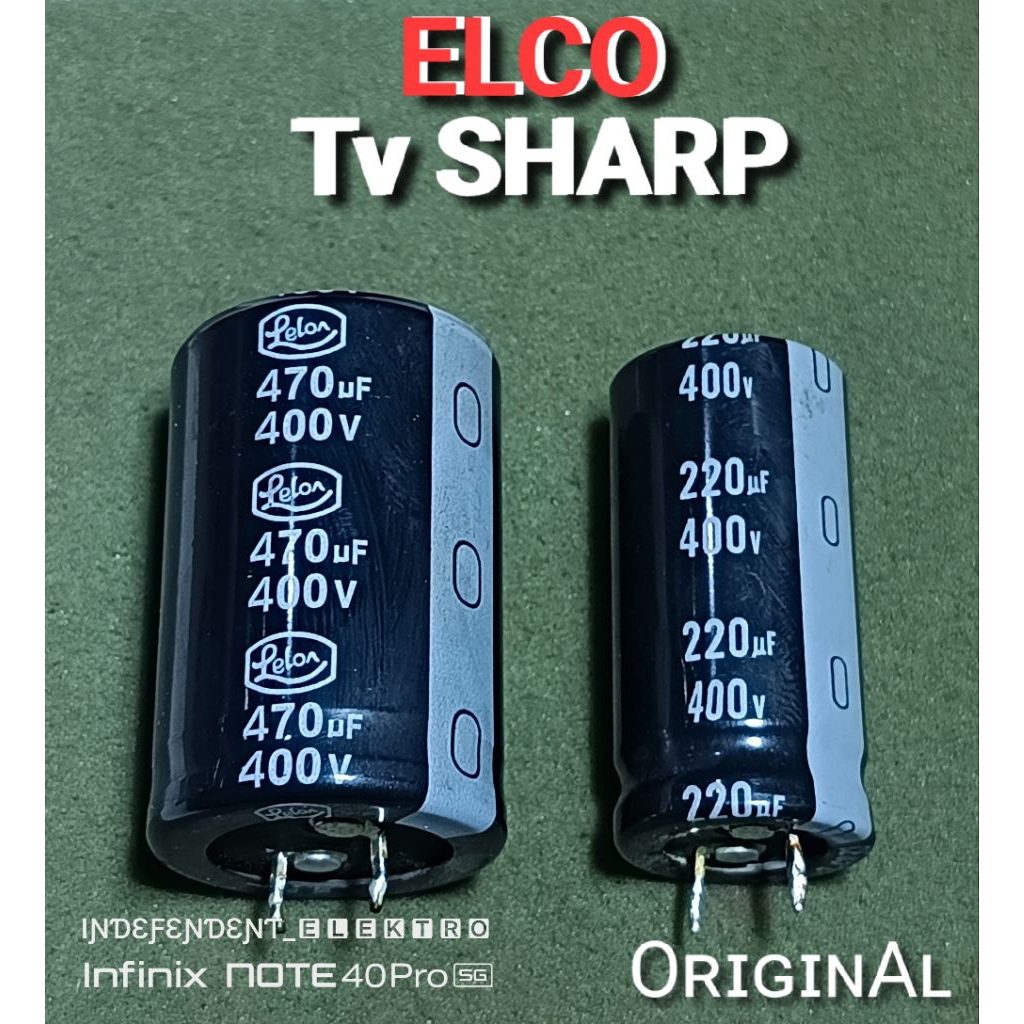 ELCO 400V 220uF   Elco Tv sharp   Elco 220uF 400v elco 400v 470uf