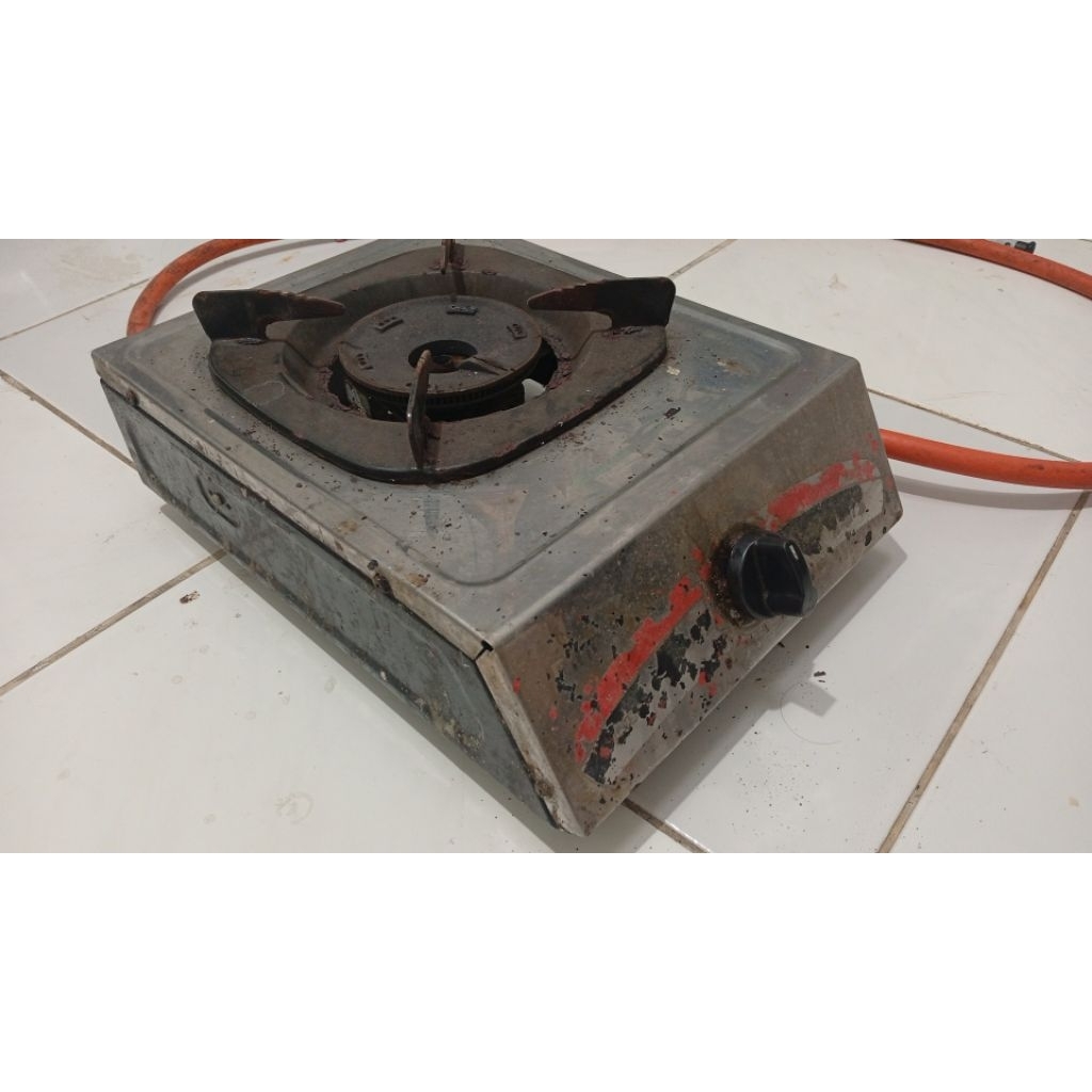 Kompor Gas Rinnai 1 Tungku + Selang & Regulator Miyako