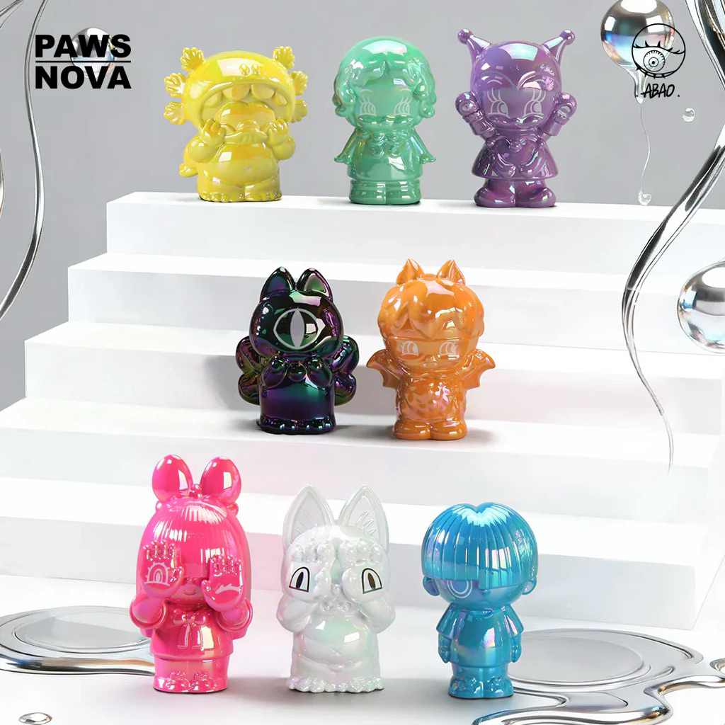 [READY STOCK] Grape Brain x Abao Series Action Figures