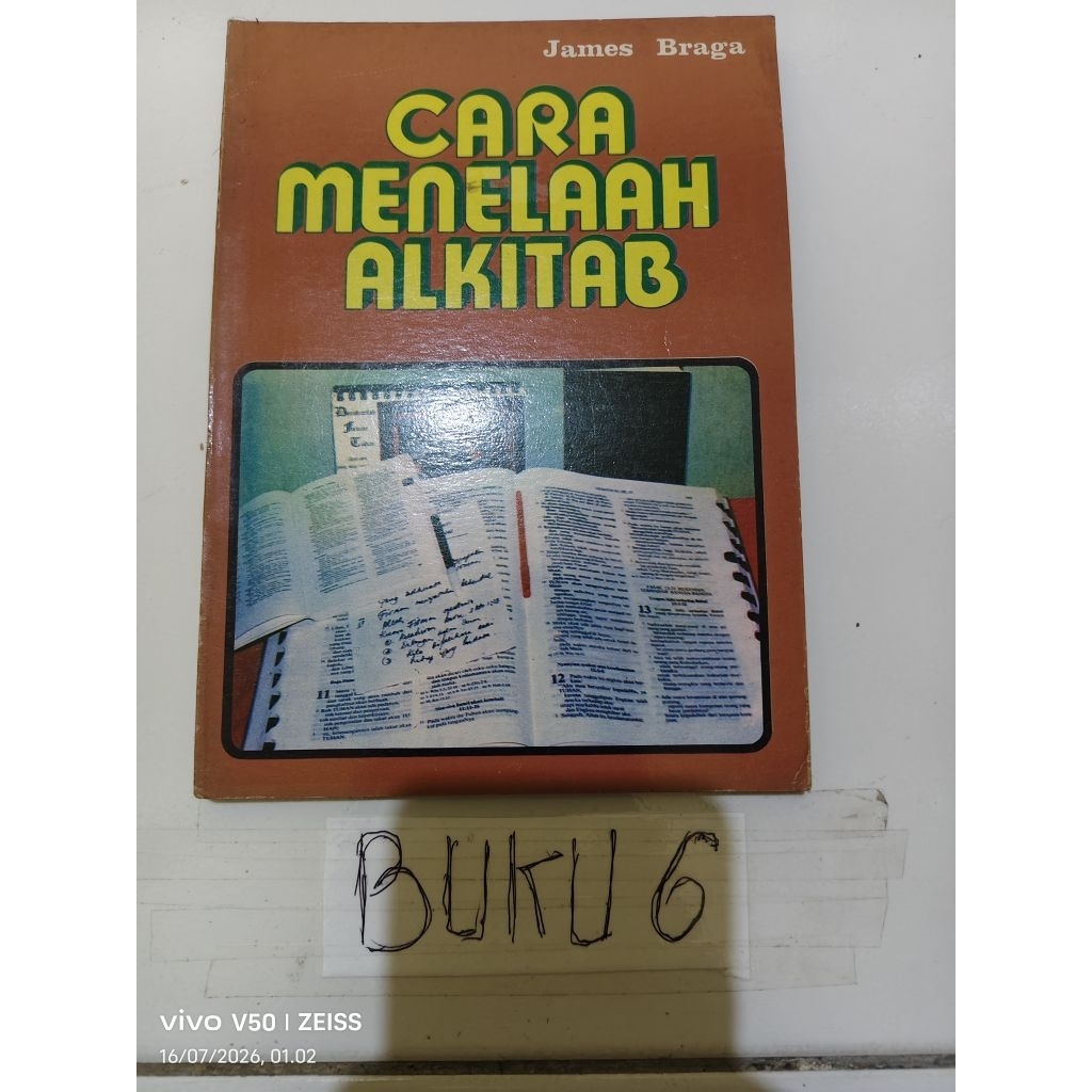 buku cara menelaah alkitab by JAMES BRAGA