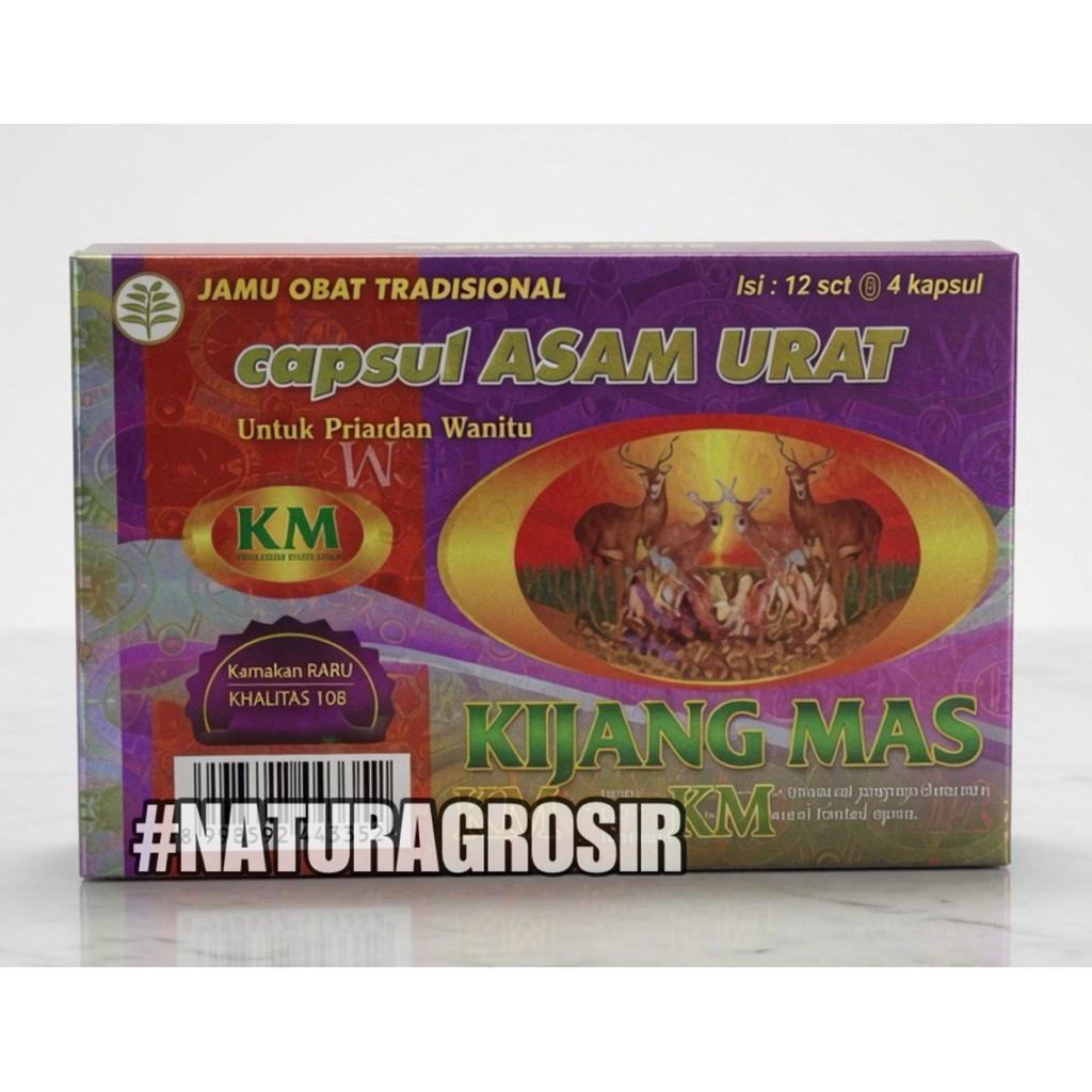 KIJANG MAS KAPSUL ASAM URAT DAN PEGAL LINU ORIGINAL