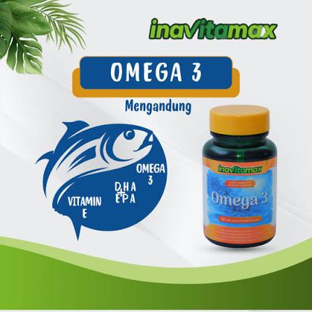 Suplemen Omega 3, Inavitamax 30 kapsul