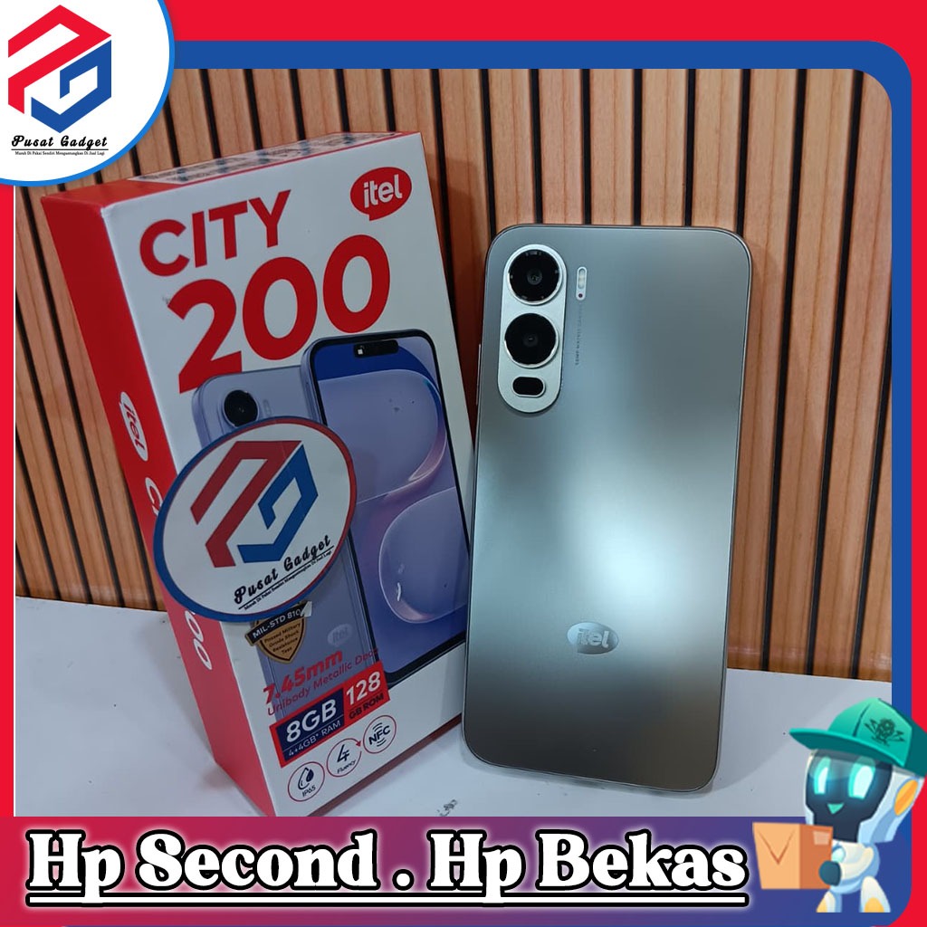 Itel City 200 Ram 4/128GB Second Pusat Gadget