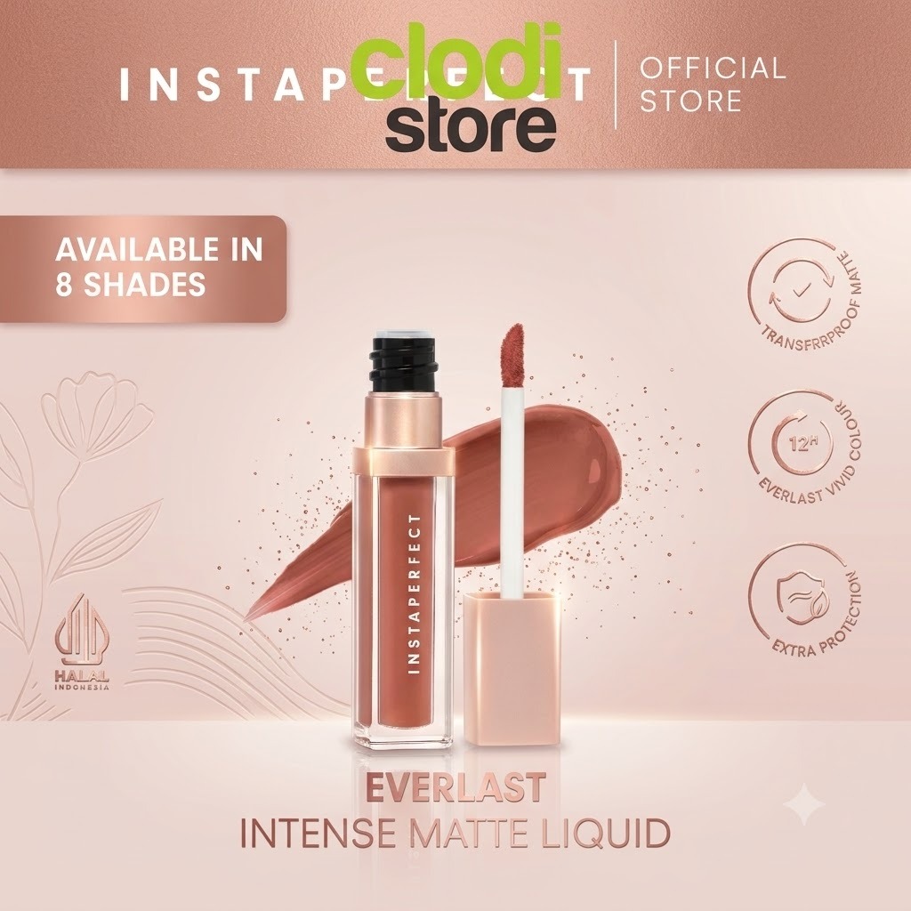 Wardah Instaperfect Everlast Intense Matte Liquid Lip Cream Wardah Instaperfect