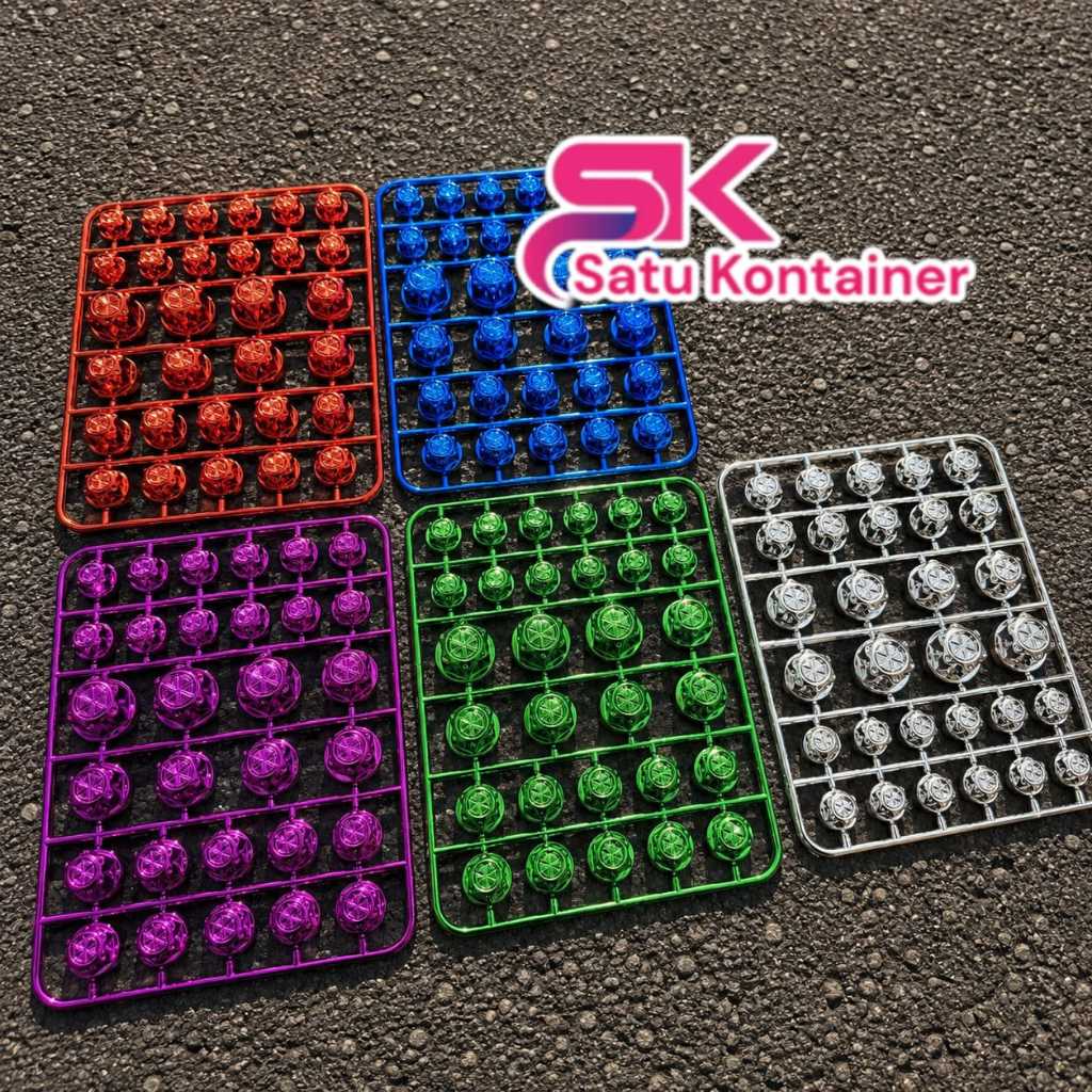 COVER TUTUP BAUT PROBOLT WARNA / MONEL BAUT 8,10,12,14 DLL PEMANIS VARIASI Satu_Kontainer
