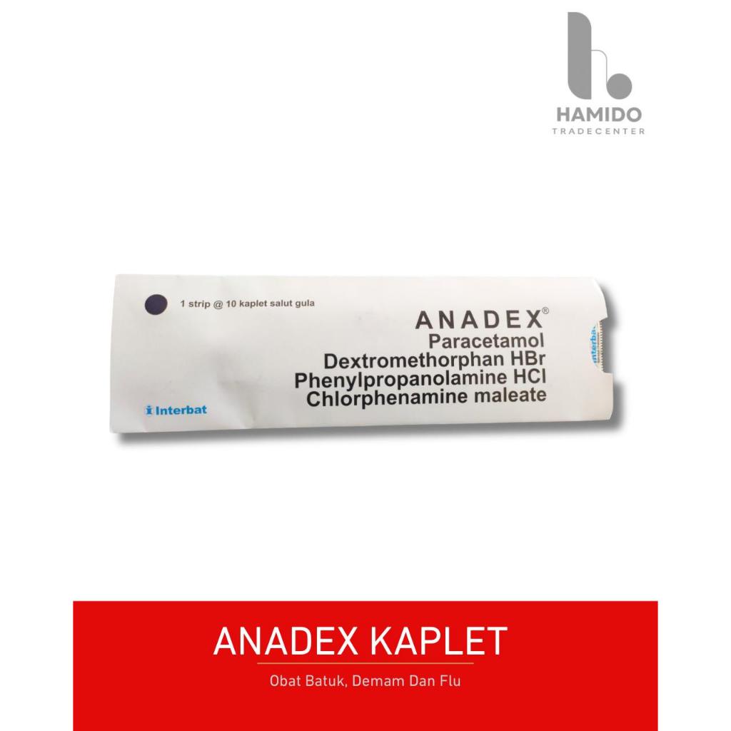 Anadex Strip - Obat Demam Batuk Pilek Flu