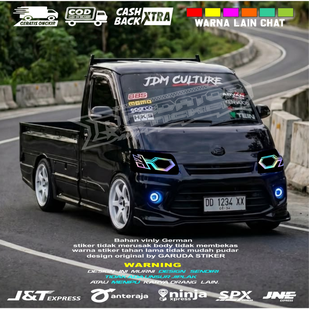 STICKER CUTTING LAMPU DEPAN GRANMAX / STICKER GRANMAX / HEADLAMP GRANMAX / STICKER CUTTING /TERBARU