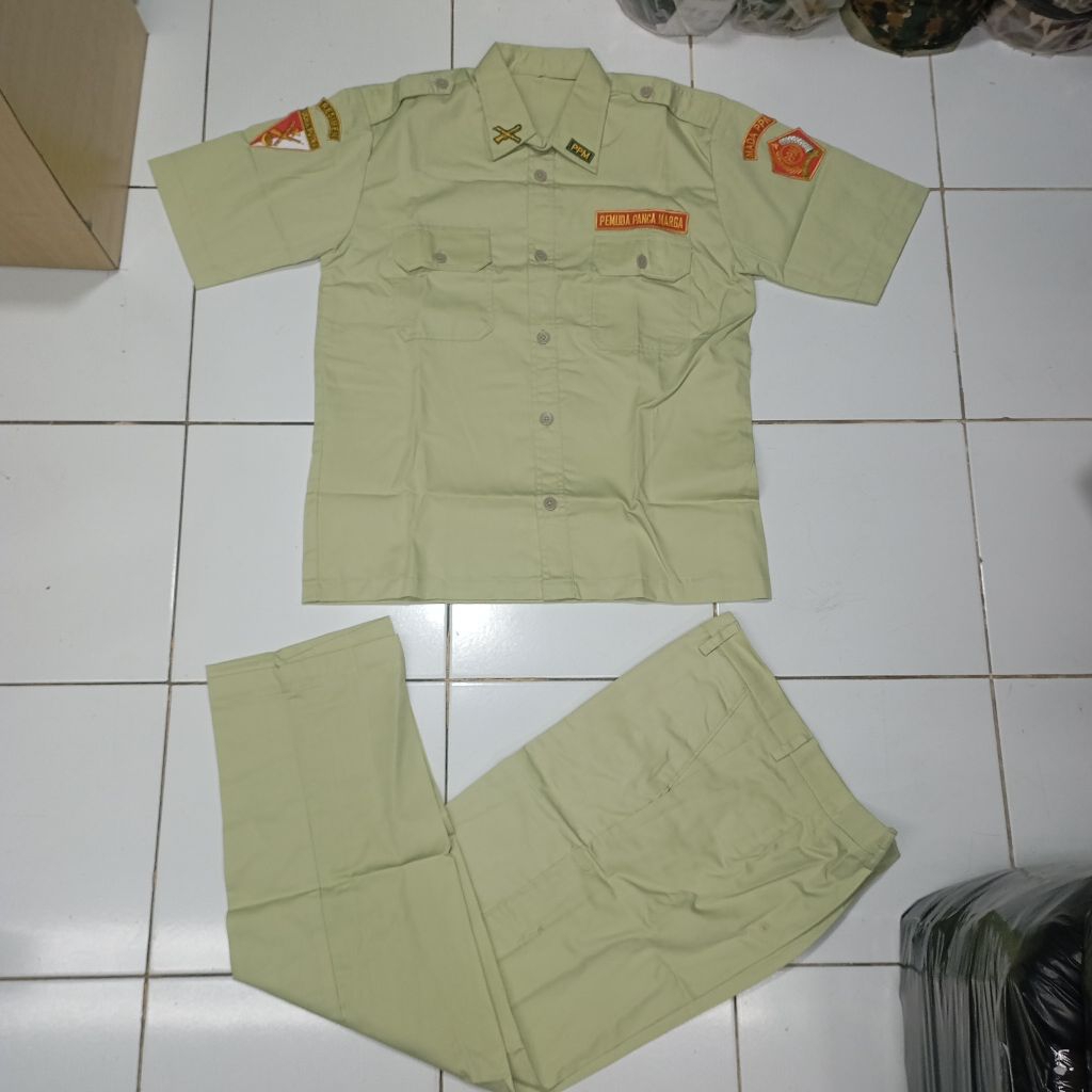 baju pdh ppm pria / baju pdh pemuda panca marga