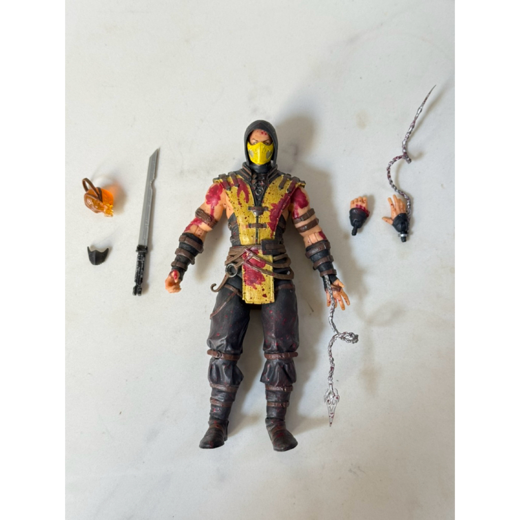 Figure Mezco Toyz Mortal Kombat X Series 1 Scorpion subzero marvel legends hasbro toybiz mcfarlane d