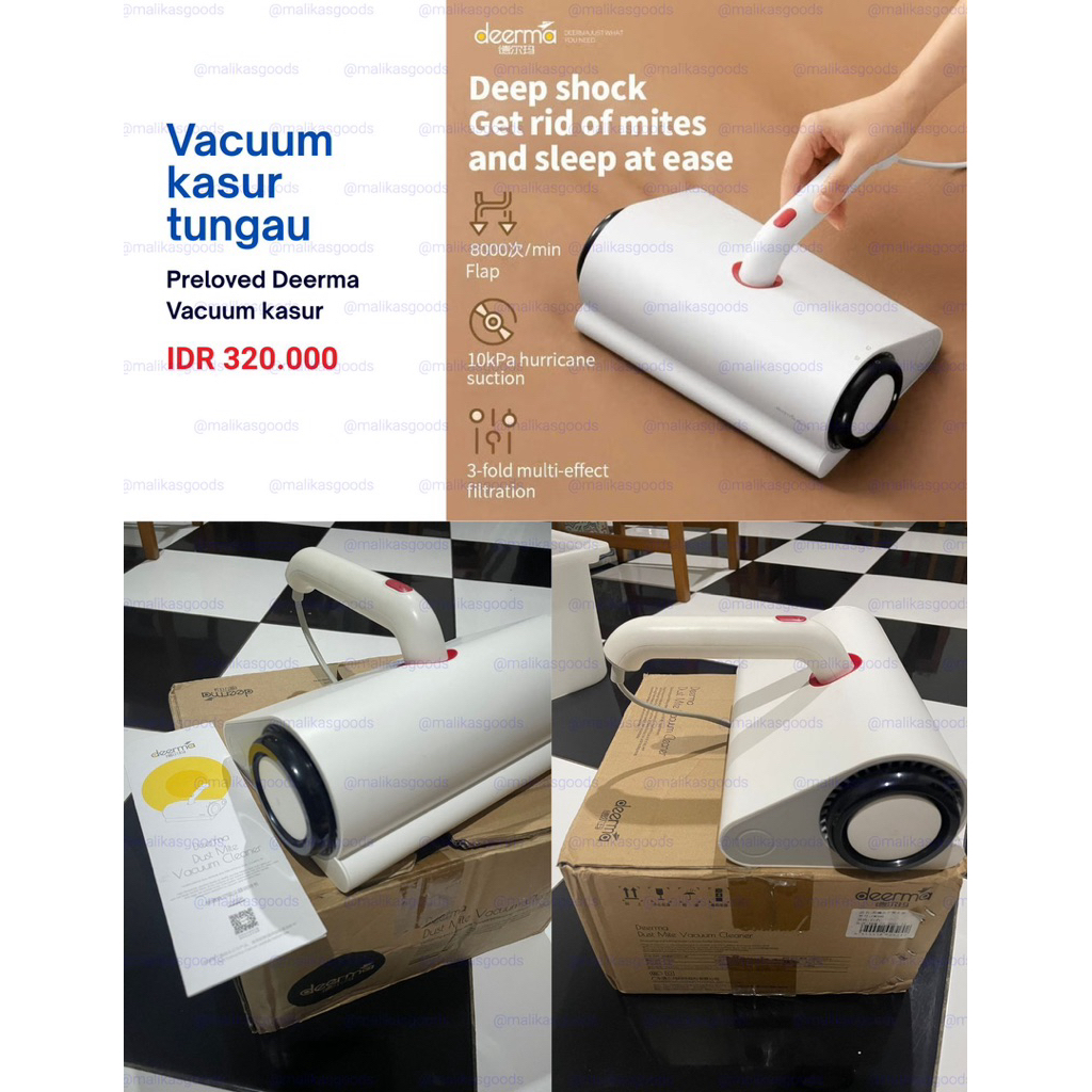 [PRELOVED] Deerma Vacuum Kasur Dust Mites
