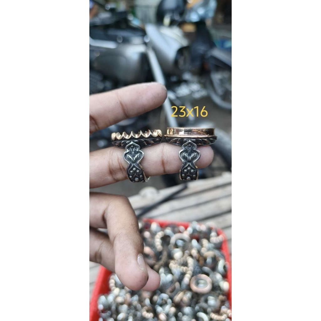 ring koin monel handmade