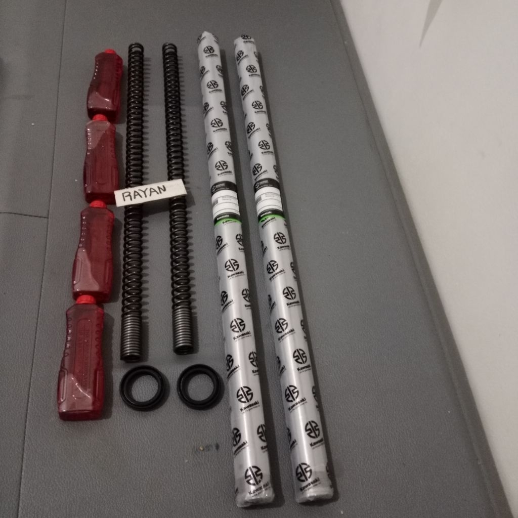 shock depan klx L tele klx L tele tutup drat sok+sil+per+oli4btl original