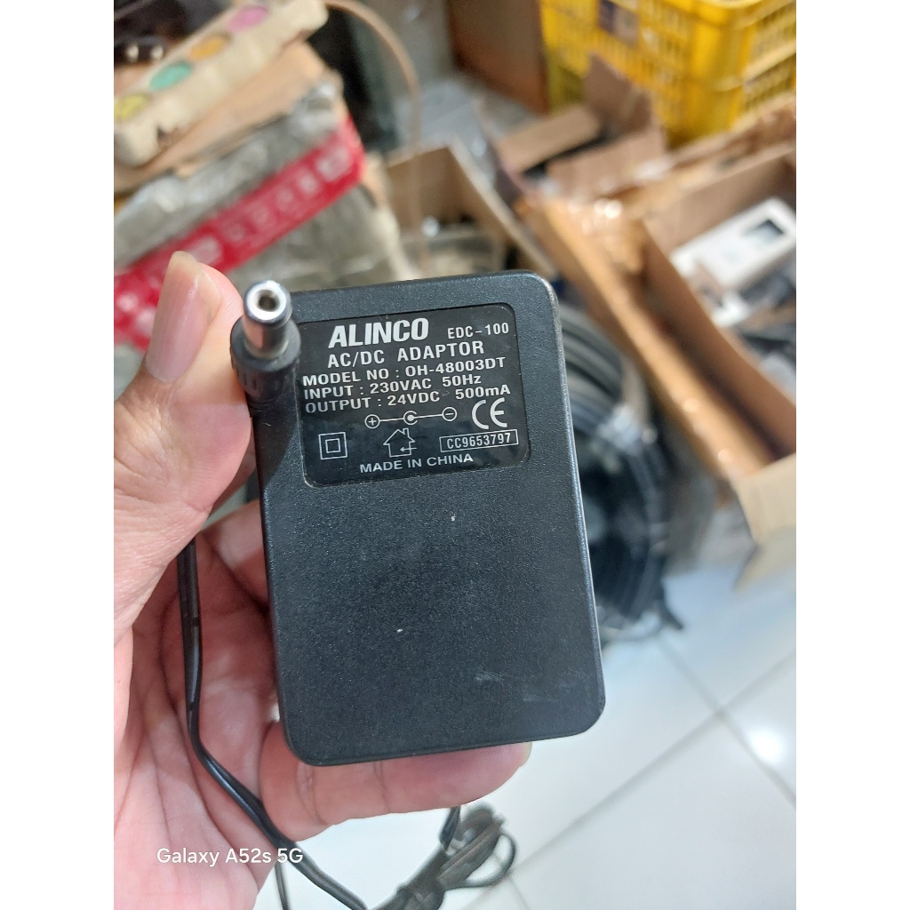 ADAPTOR ALINCO DJ 196 TRAFO HT ALINCO DJ195 BUAT CHARGER ALINCO DJ-196 ASLI  NORMAL  MULUS