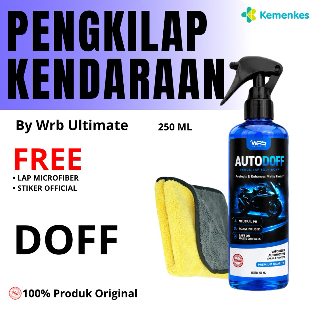 AutoDoff pengkilap Body Doff - Pengkilap Motor kit Motor Khusus body Doff Free Lap microfiber
