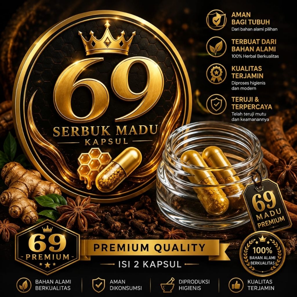 serbuk madu 69 gold kapsul terlaris