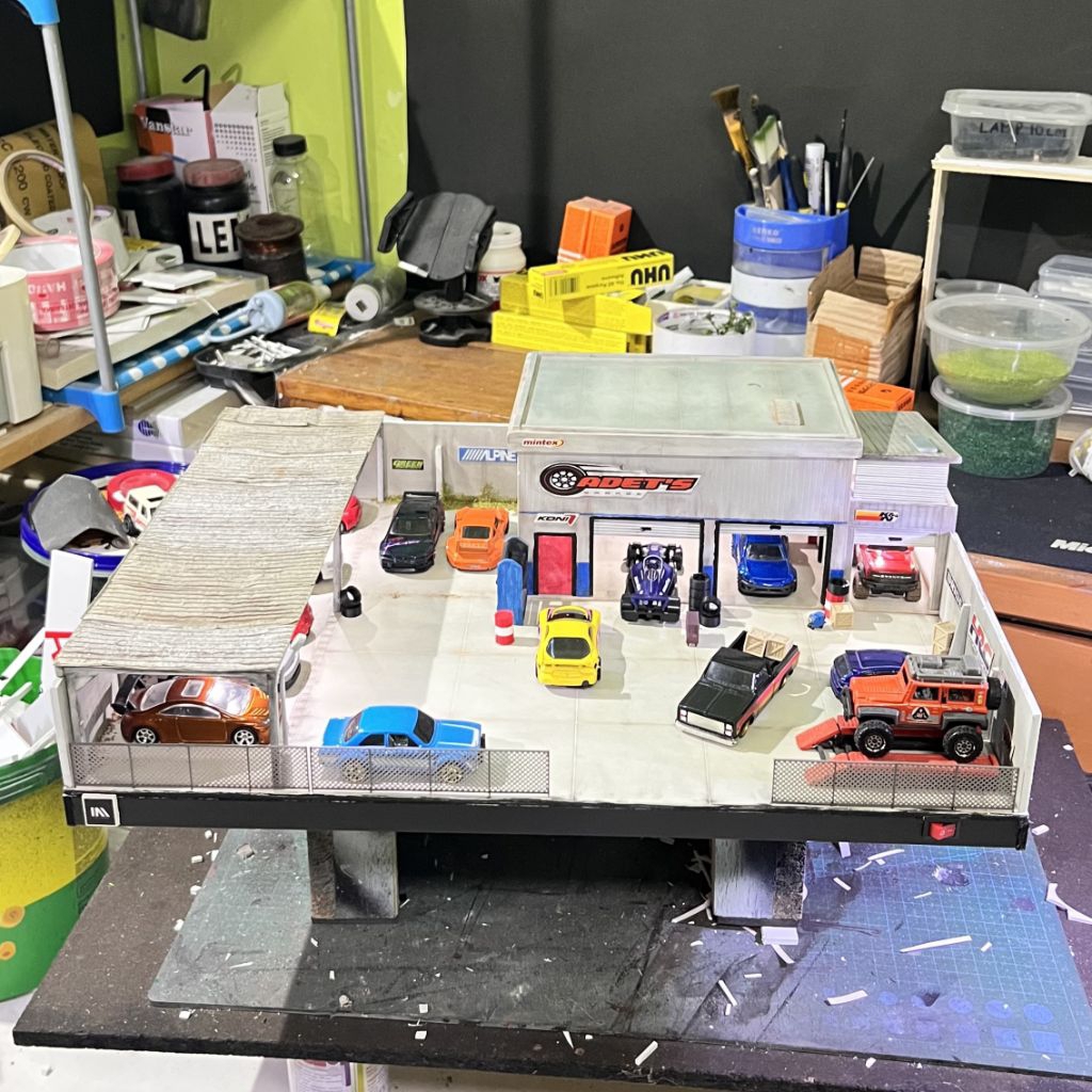 Diorama Garasi PO