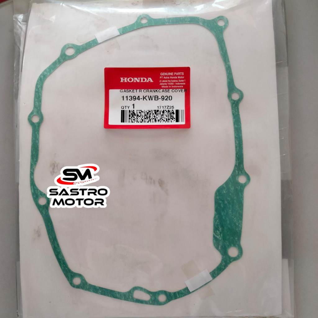 Gasket R Crankcase Cover – Blade Karbu 11394KWB920