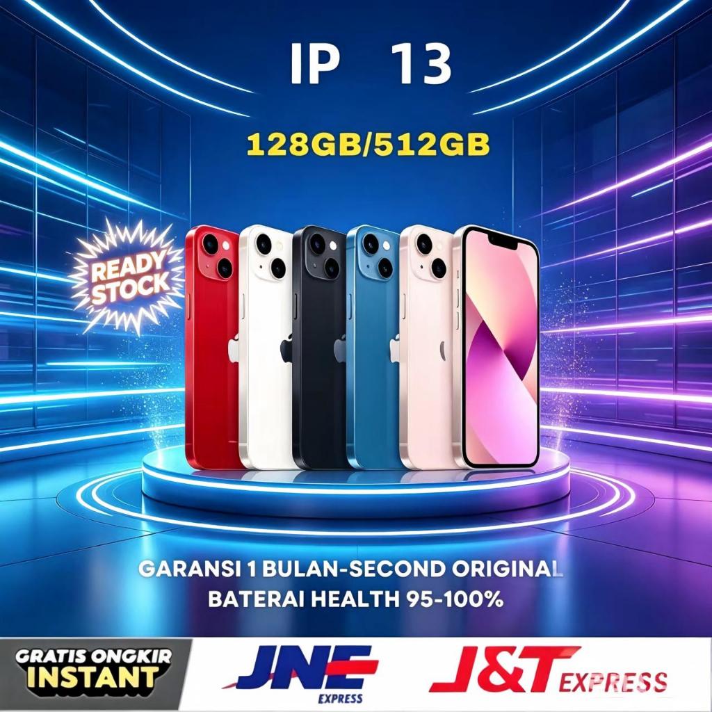 IPHONE 13 512GB 256GB 128GB Second ORIGINAL 100% MULUS 13 MINI FULLSET