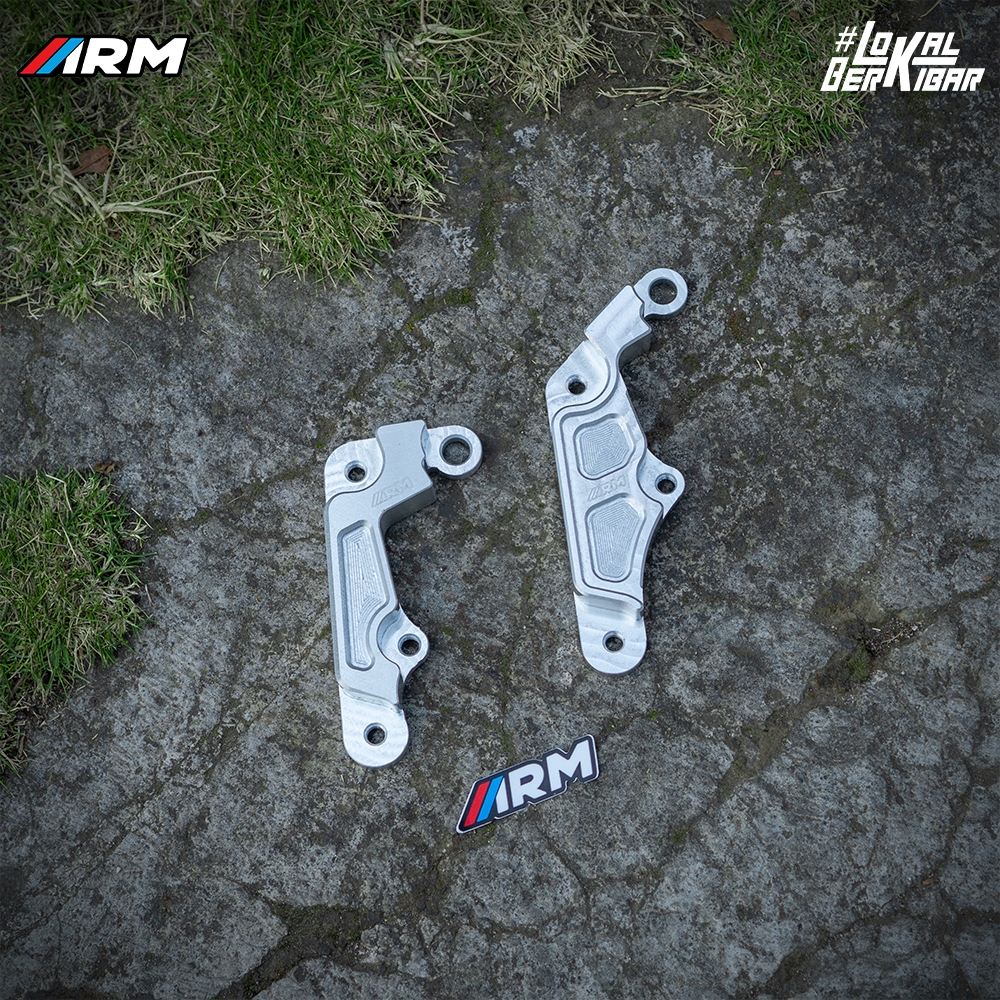 ARM ARUMI BREKET KALIPER VARIO BEAT SCOOPY 220 260 KALIPER STANDAR NISSIN 1P FULL CNC
