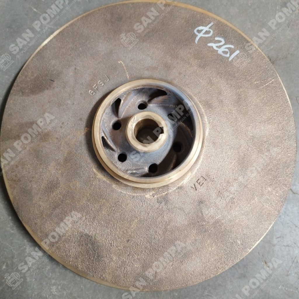 kipas Impeller Ebara 65x50 FSJA impeller pompa ebara 65x50 fsj