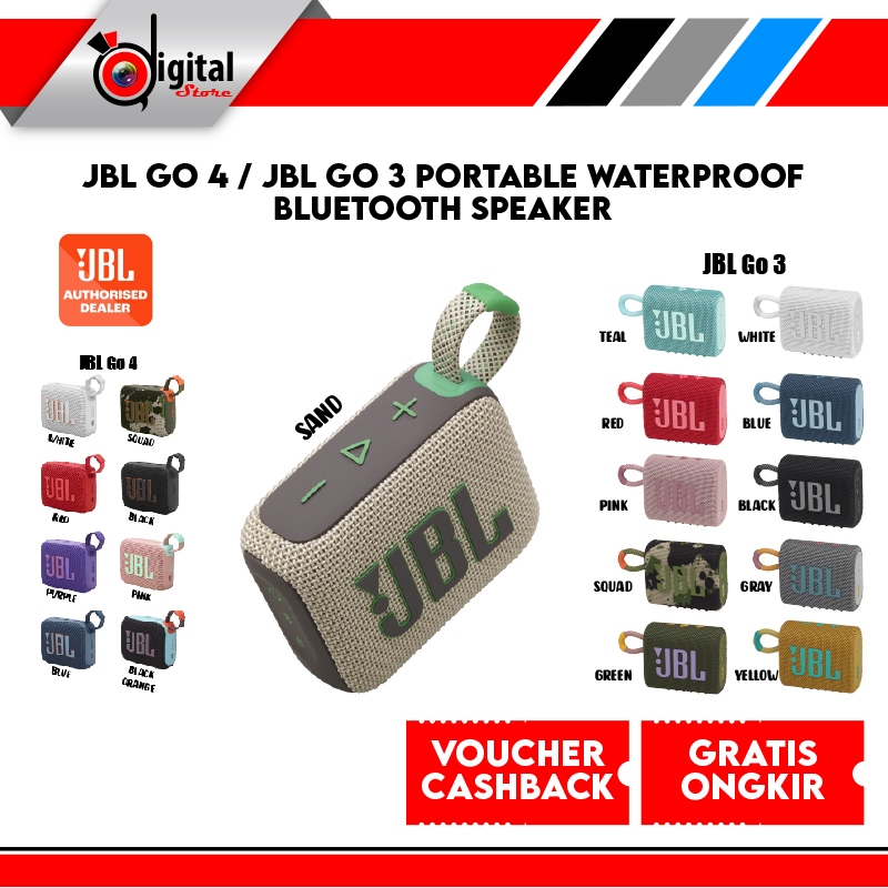 JBL Go 3 / JBL Go 4 Portable Waterproof Bluetooth Speaker ORIGINAL