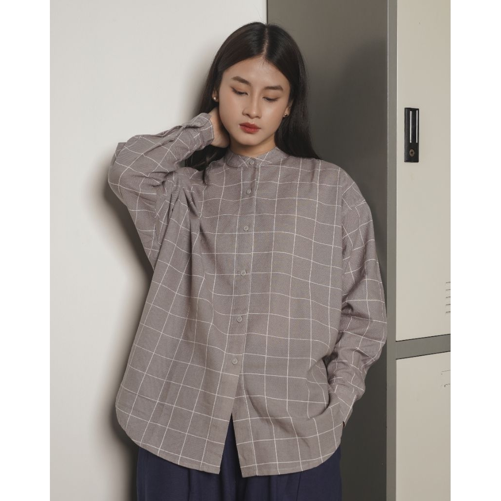 Nymph Lobellia Kemeja Panjang Wanita
