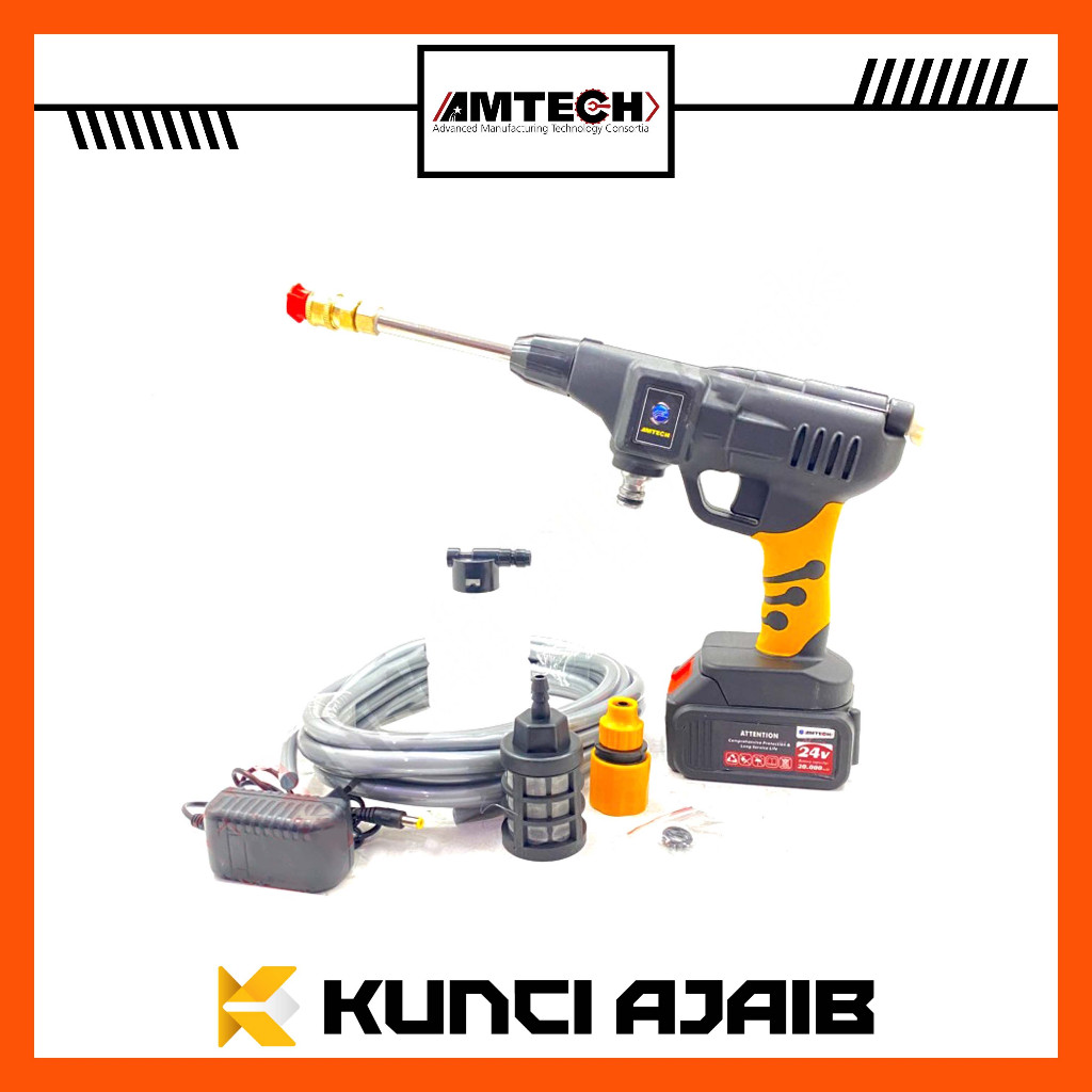 AMTECH VT31013 Jet Cleaner Cordless Baterai Mesin Cuci Motor AC Mobil
