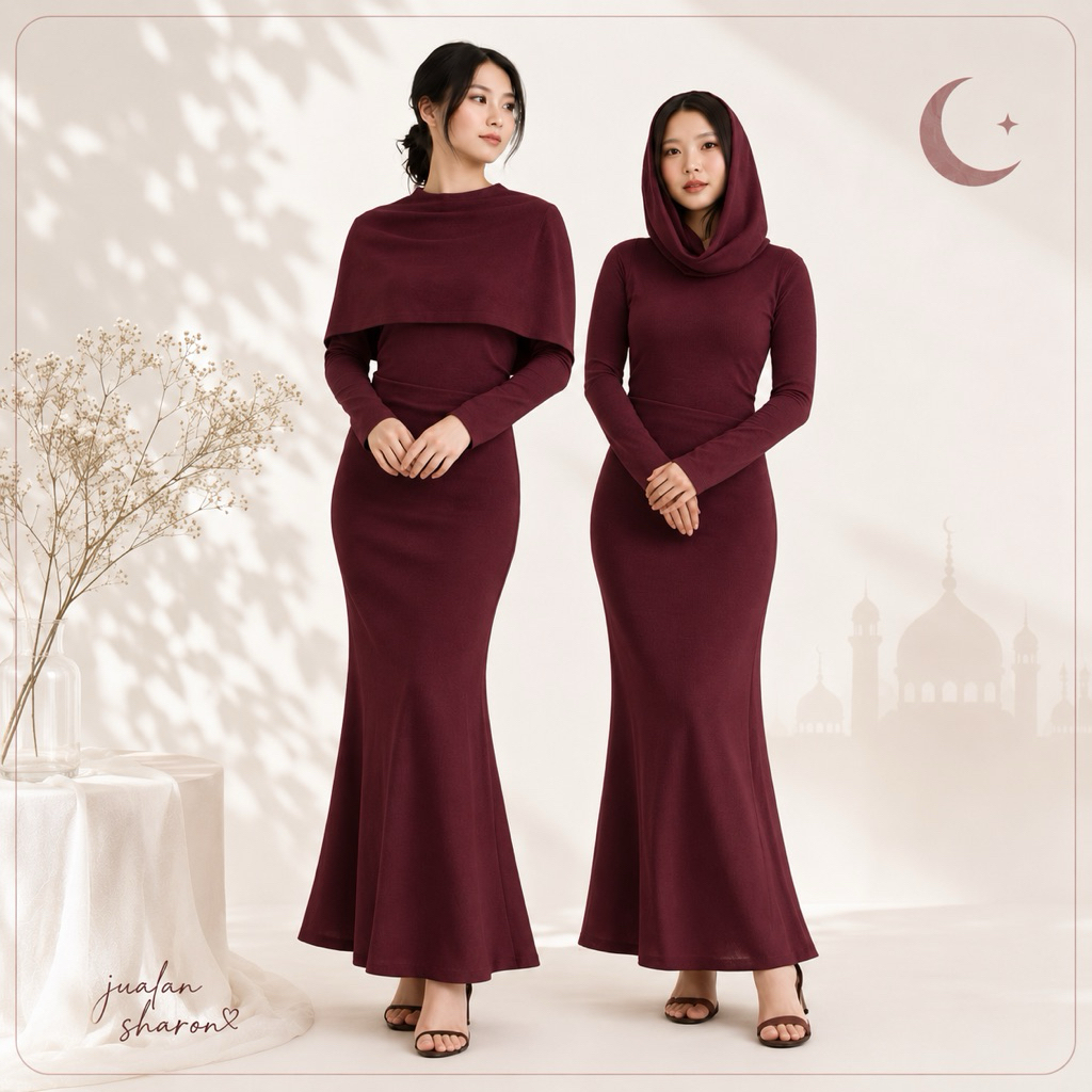 Rhina Maxi Knit Dress Off Shoulder / Dress Off Shoulder Knit Dress Sabrina Dress Sabrina Long Sleeve