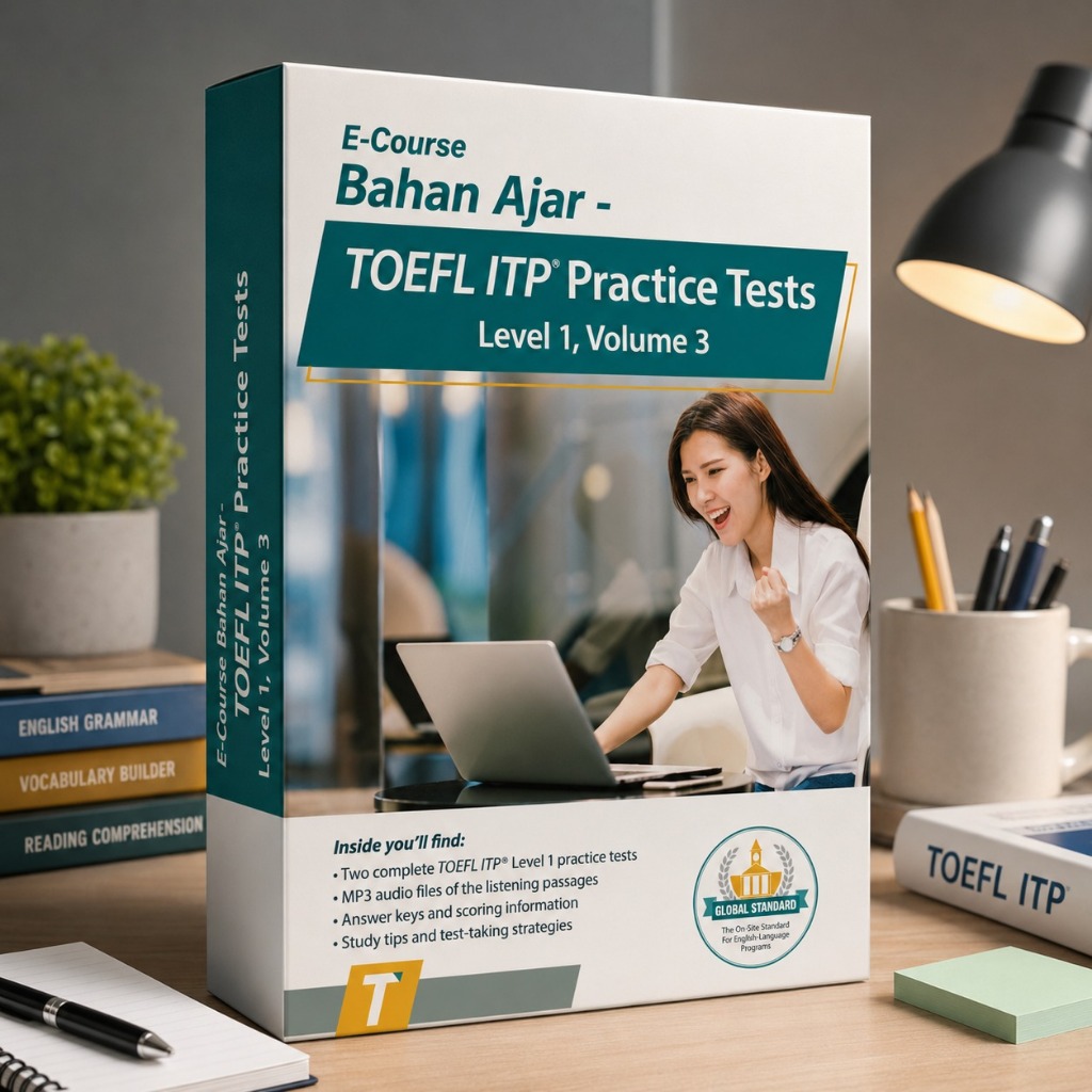 E-Course Bahan Ajar - TOEFL ITP Practice Tests Level 1, Volume 3