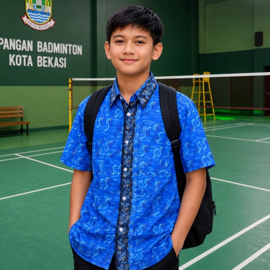 SERAGAM BATIK SMP KOTA BEKASI LENGAN PENDEK