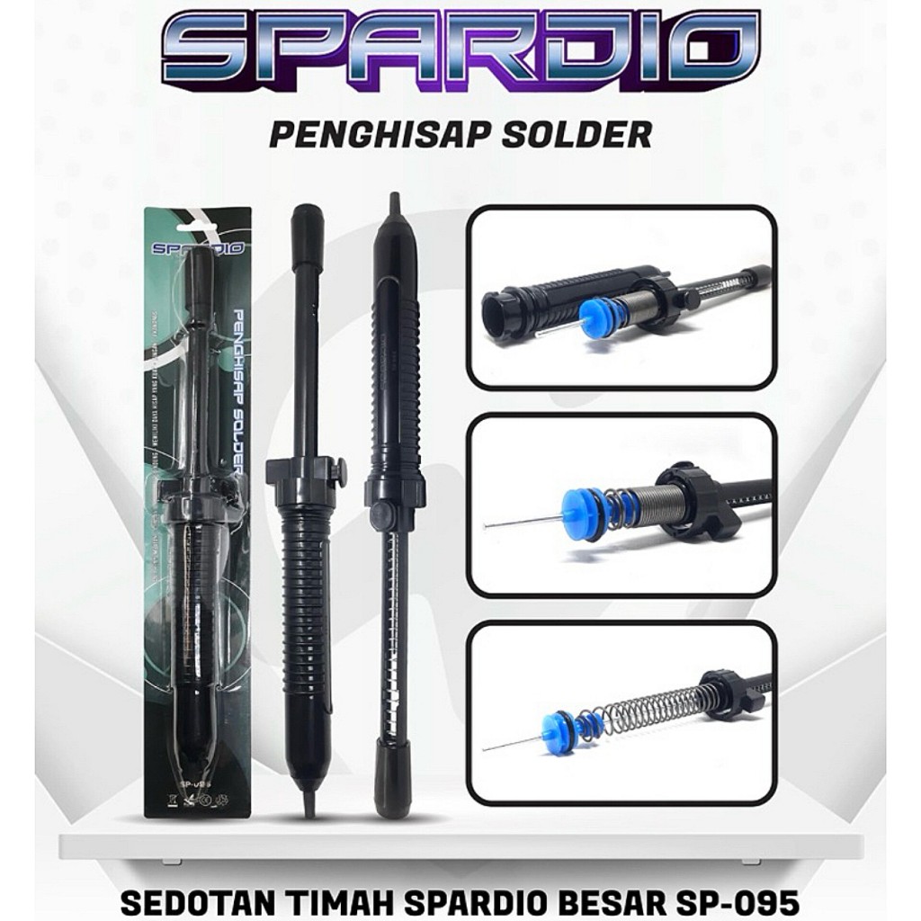 Penyedot Sedotan Vacum Timah Besar Desoldering Pump Tin Sucker SP-095 SPARDIO