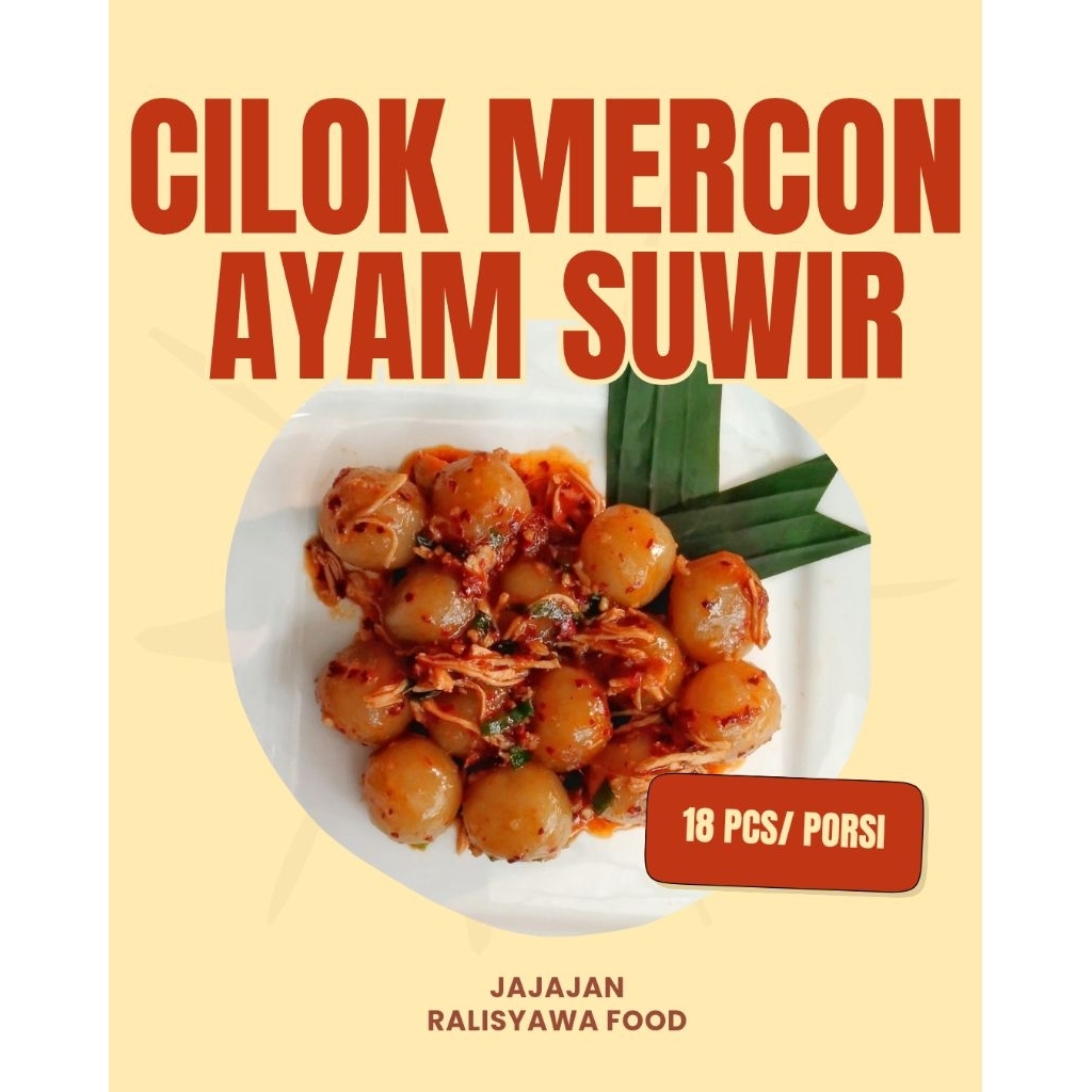 CILOK MERCON AYAM SUWIR